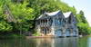 One of 2 Boat Houses at a Posh Camp