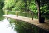 Dock at a school along the Rio Ducle in Guatemala