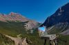 Susi's painting of Mount Cirrus in Alberta, Canada