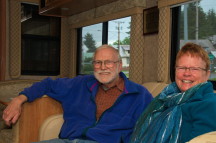 Don & Susi at the ferry terminal