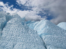 Glacier ice up close and personal